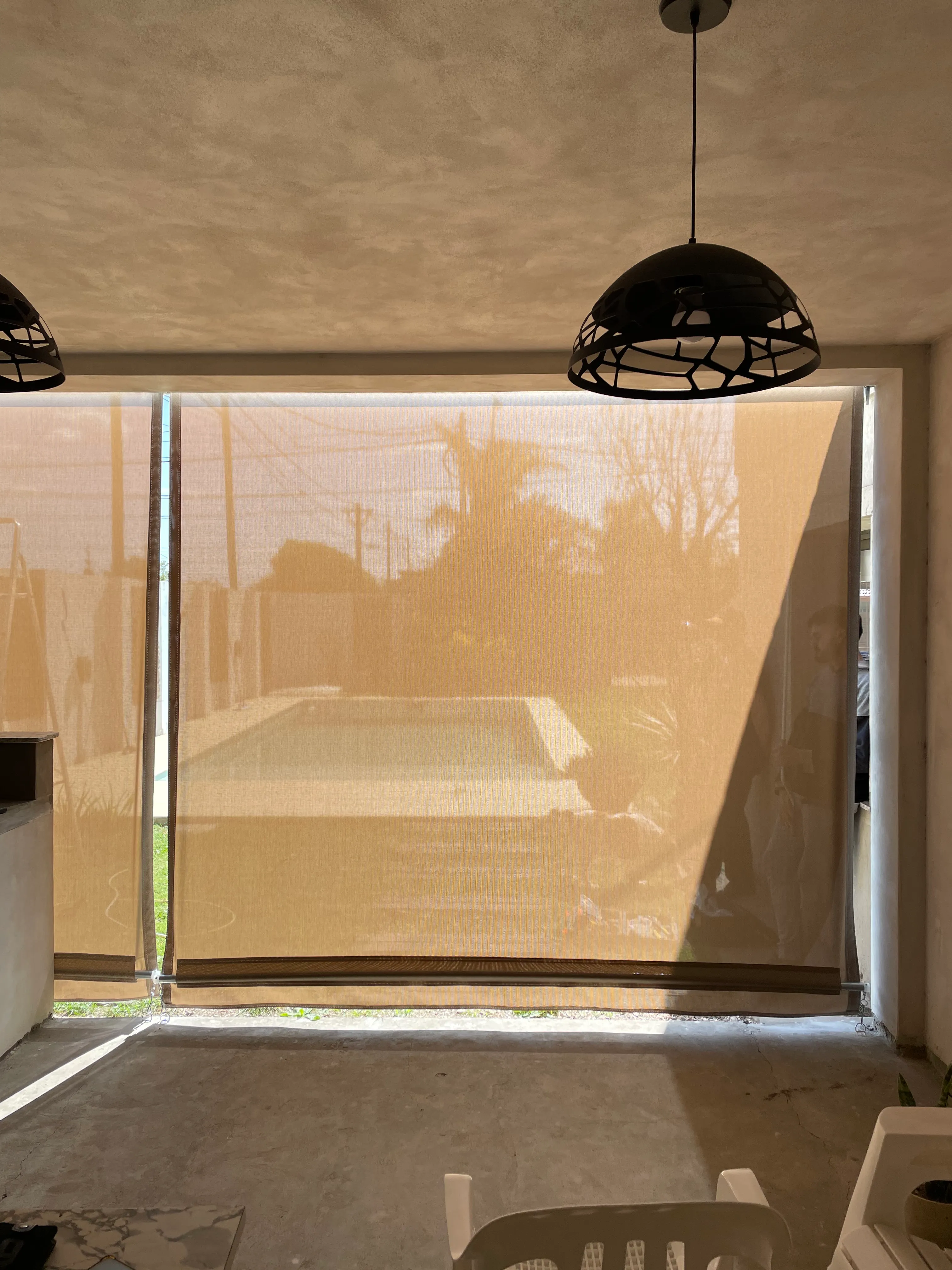 Cortina para interior realizada por Lonas Tito