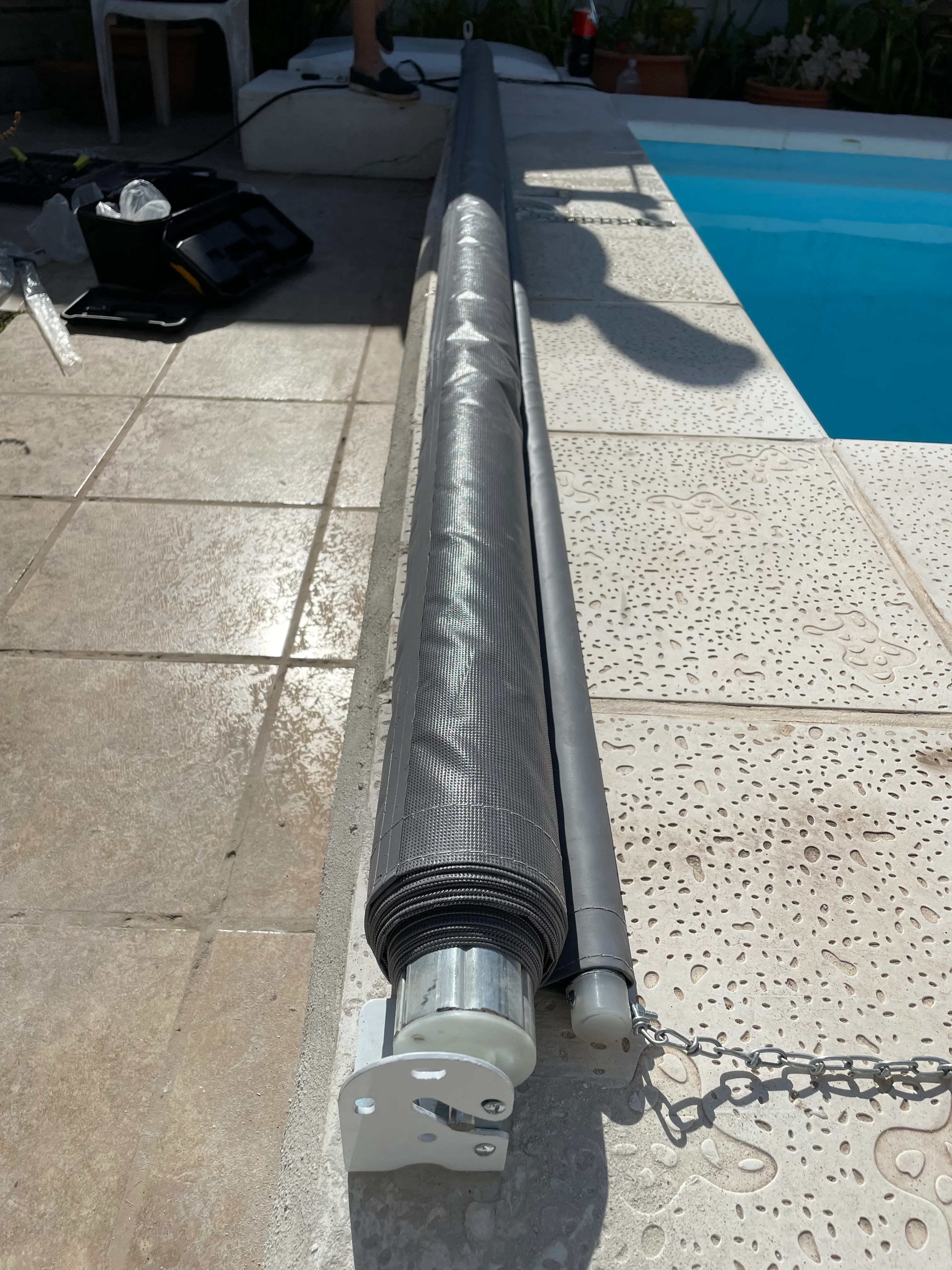 Cobertor de pileta realizado por Lonas Tito