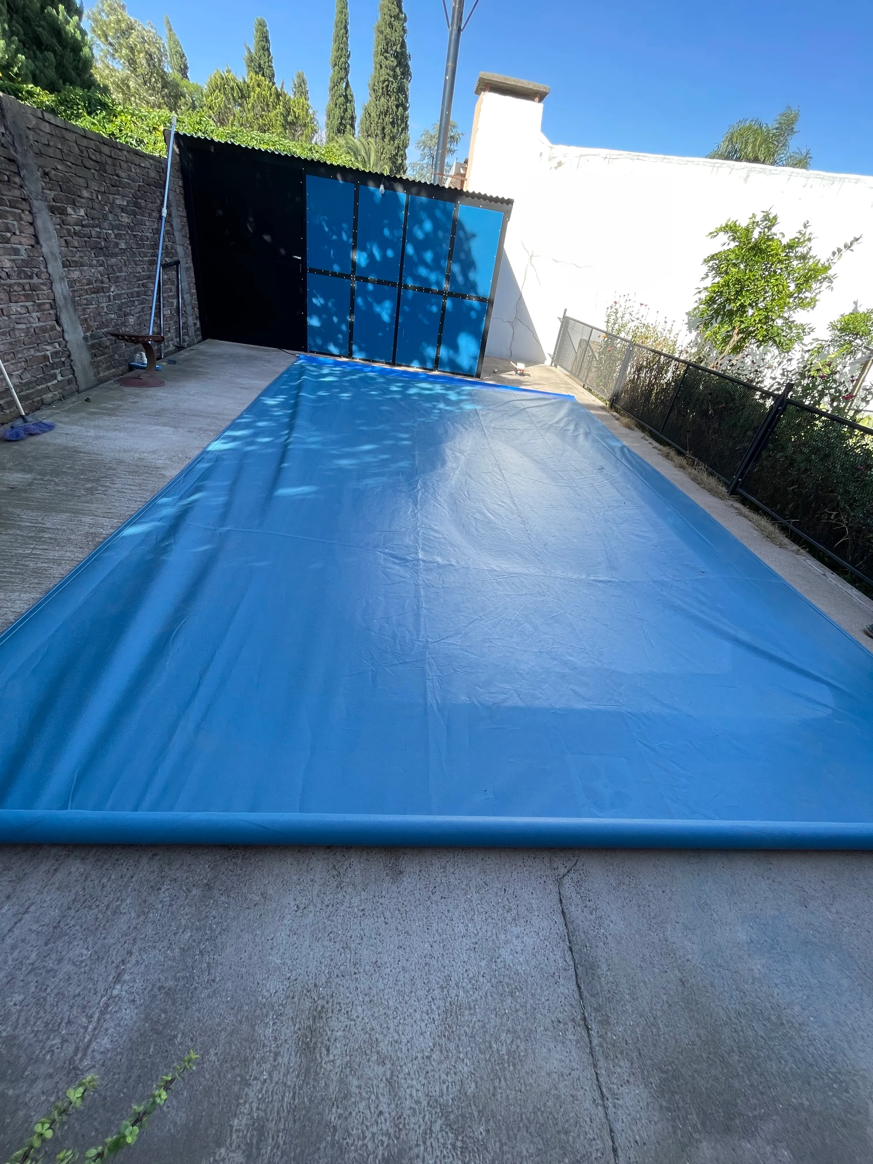 Cobertor de pileta realizado por Lonas Tito