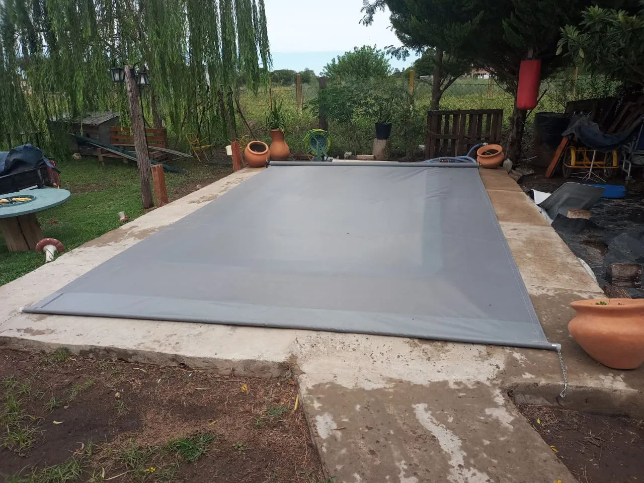 Cobertor de pileta realizado por Lonas Tito